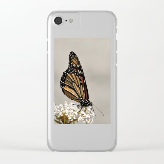 A Fine, Upstanding Monarch Clear iPhone Case