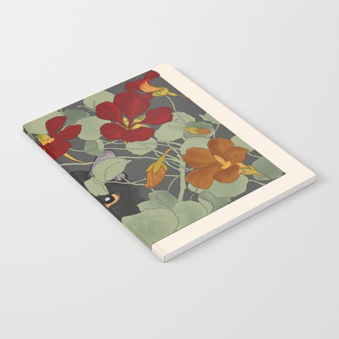 Nasturtium Cat Notebook