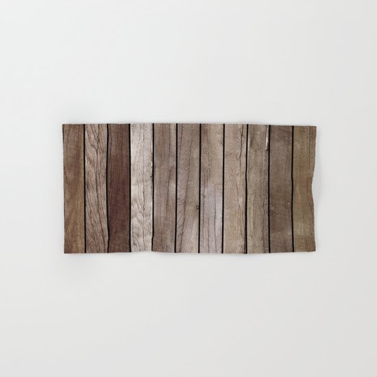 Wooden Texture Hand & Bath Towel