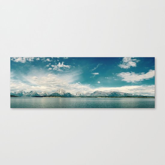 Nautical Tetons Canvas Print