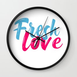 Fresh Love Wall Clock