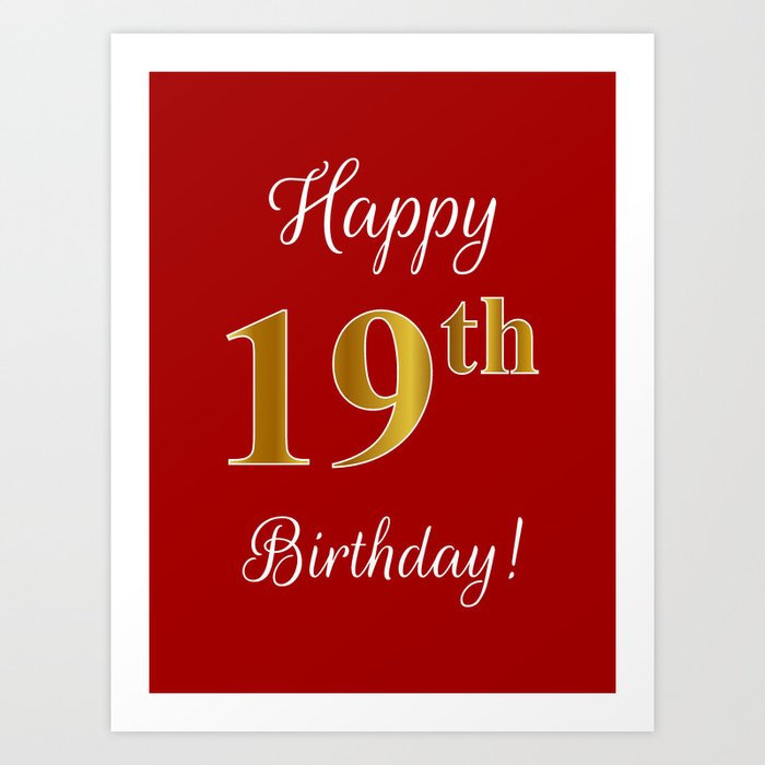 19th Birthday Decorations, 19th Birthday Blanket, Gifts for 19