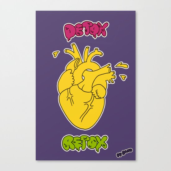 DETOX // RETOX Canvas Print