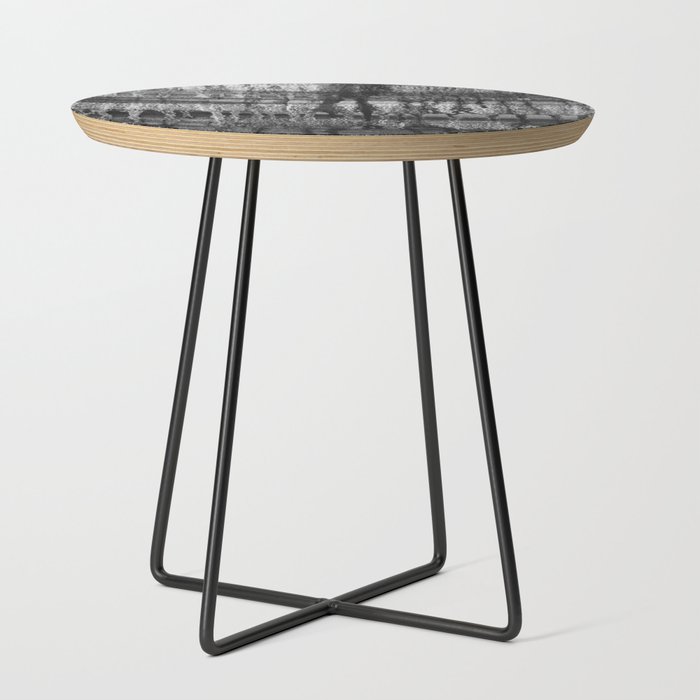 Grayscale Stains Side Table