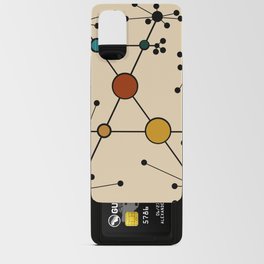 Mid century Bauhaus modern shapes 3 Android Card Case
