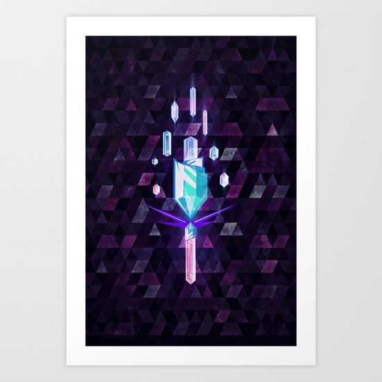 crystyl tyrrch Art Print
