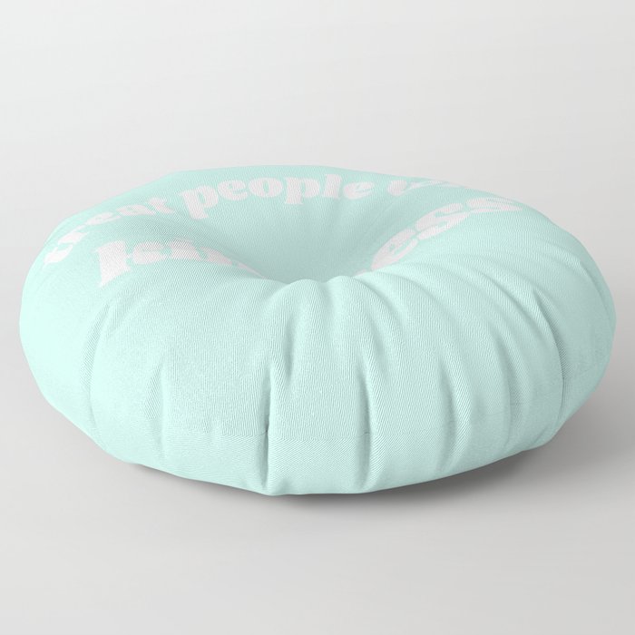treat people with kindness Floor Pillow