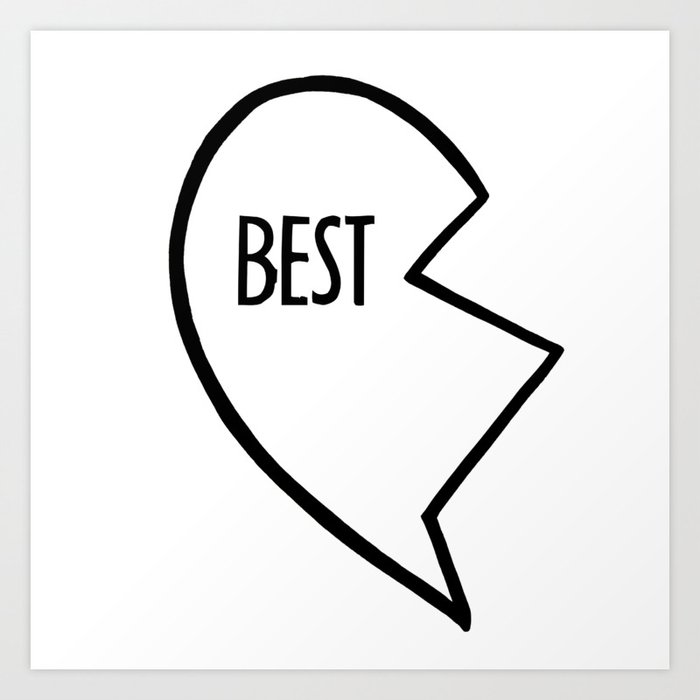 Best Friends T Shirt I Bff Couple Burger Art Print By Tommelwommeldesigns Society6 Bff can be written in uppercase and in lowercase letters, and since it's usually not used in formal. best friends t shirt i bff couple burger art print by tommelwommeldesigns