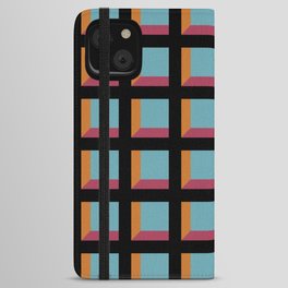 Minimalist 3D Pattern III iPhone Wallet Case