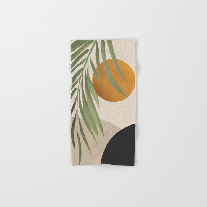 Abstract Art Tropical Leaves 47 Hand & Bath Towel