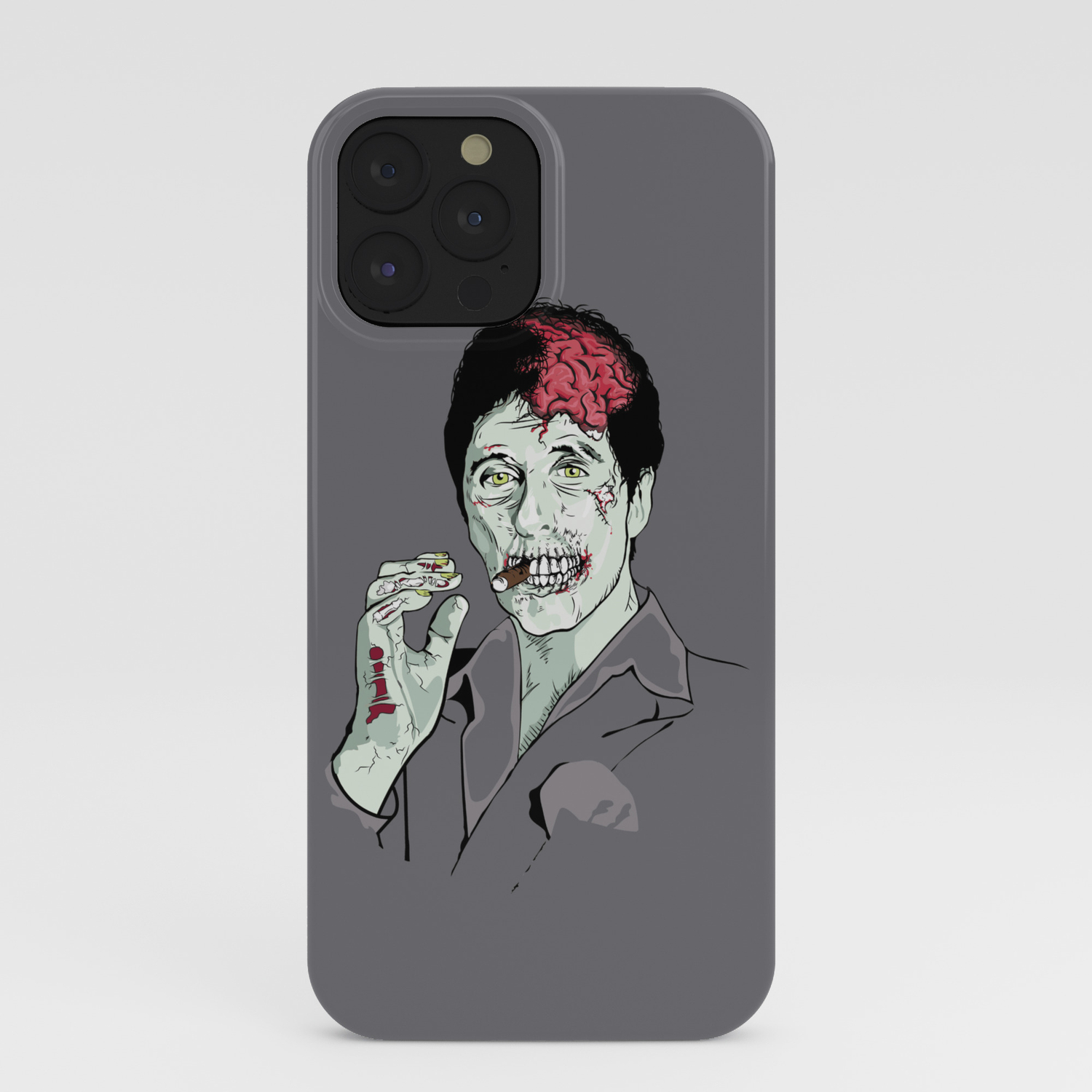 Zombie Al Pacino Scarface Iphone Case By Jane Hazlewood Society6
