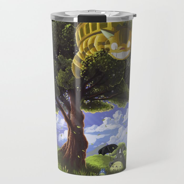 Totoro and Catbus Travel Mug