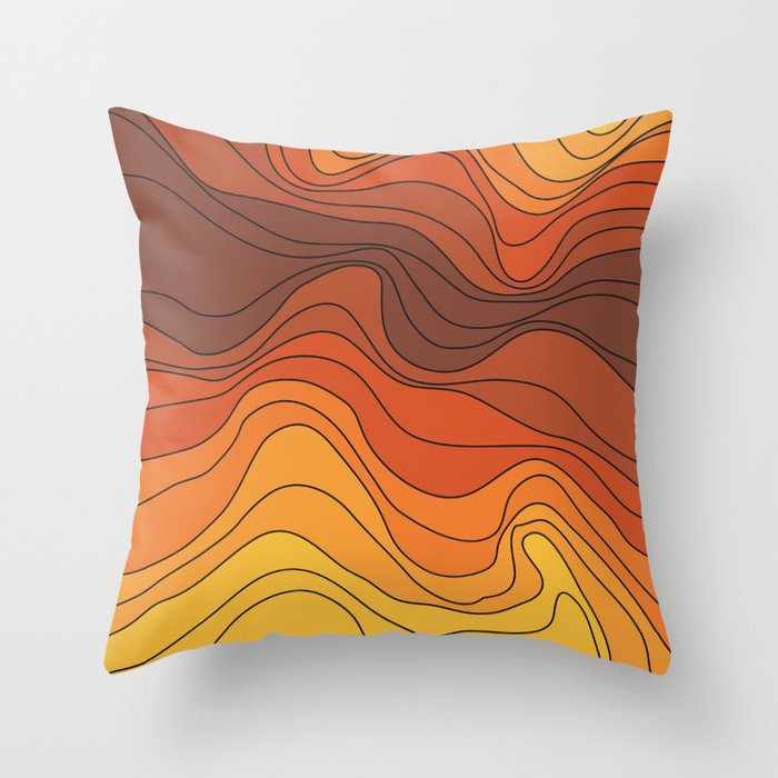 Topo II Throw Pillow