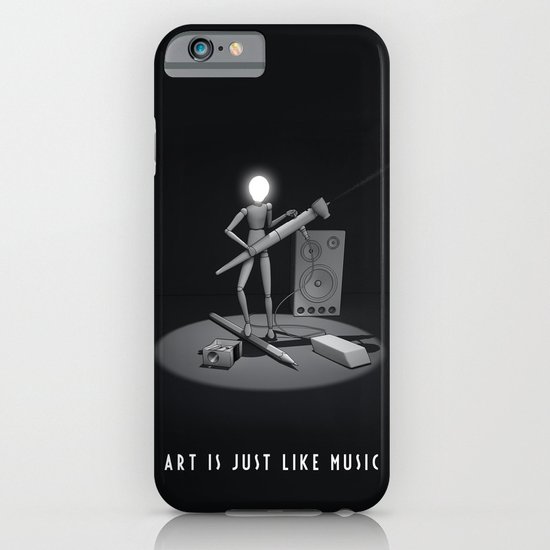 art is just like music iPhone & iPod Case