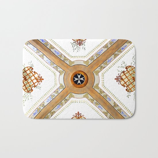 A Glass Ceiling Bath Mat