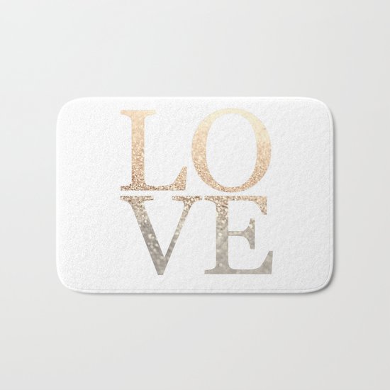 GOLD LOVE Bath Mat