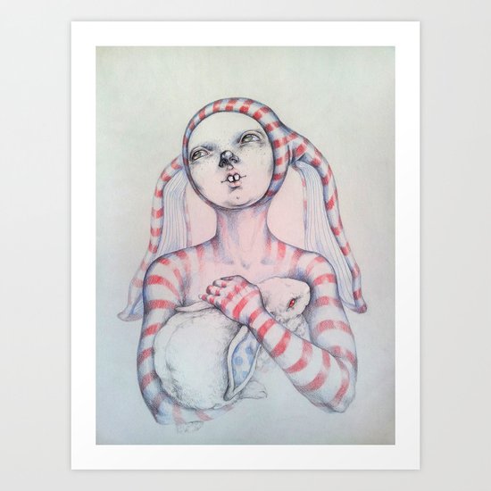 The Bunny rabbit Art Print
