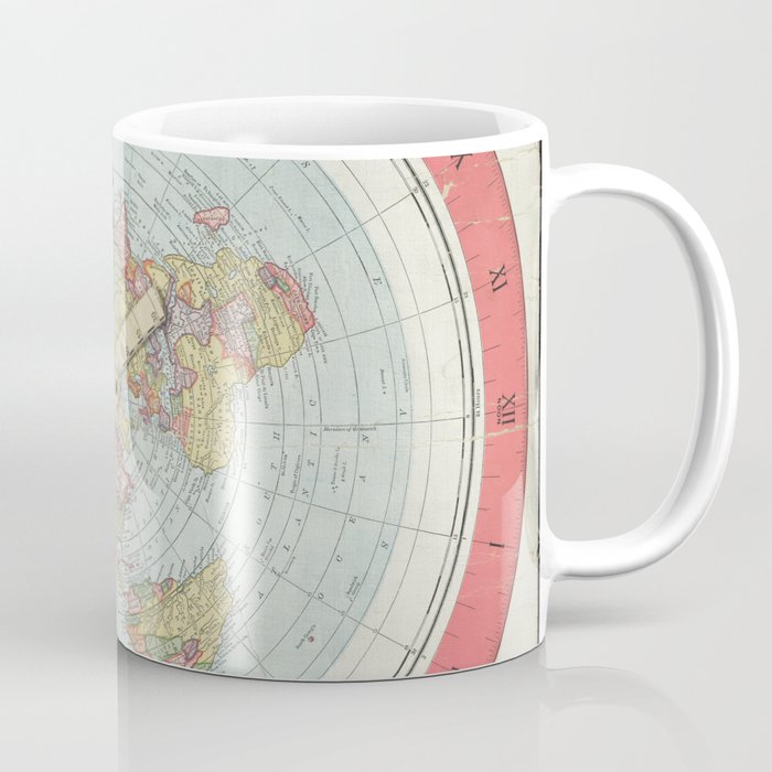 FLAT EARTH MAP Coffee Mug