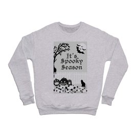 It's Spooky Season (BL&WH) Crewneck Sweatshirt