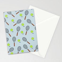 Tennis pattern Stationery Cards