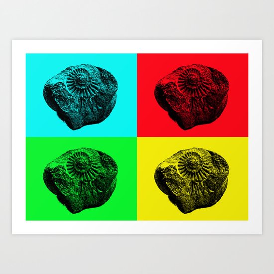 Pop Art Fossil Art Print