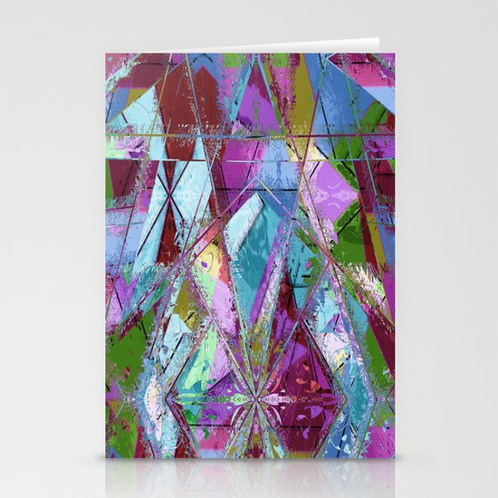 Abstract geometrics Stationery Cards