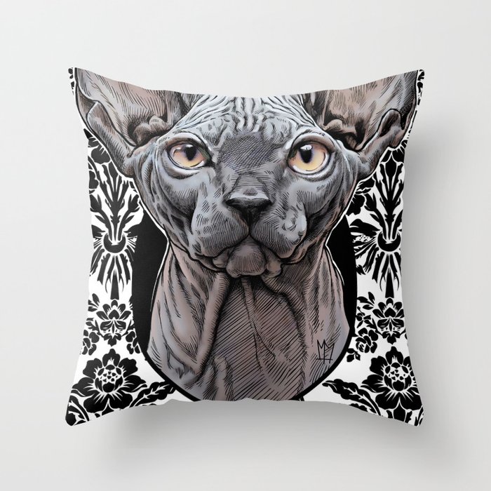 sphynx cat pillow