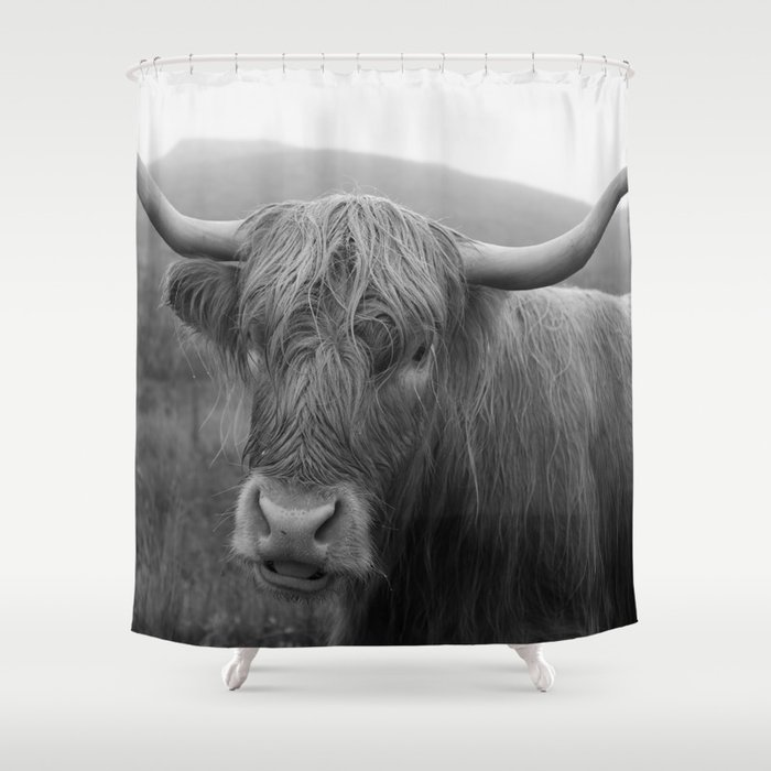 Highland cow I Shower Curtain