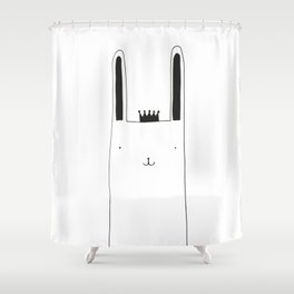 Prince Bunny III Shower Curtain
