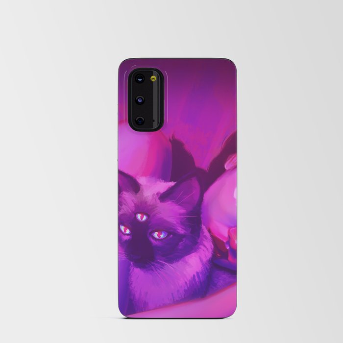 PsyCat 2 (remake of 2015 drawing) Android Card Case