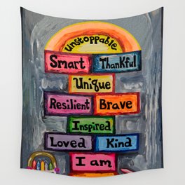 Hopscotch Inspiration Game Wall Tapestry