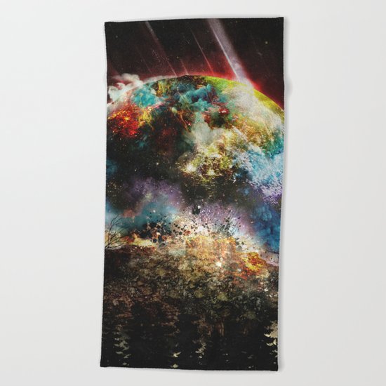 Oh what a great day Beach Towel