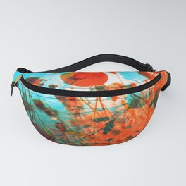 Red Poppies Fanny Pack