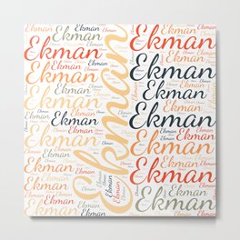 Ekman Metal Print | Femaleelaf, Wordcloudpositive, Birthdaypopular, Colorsfirstname, Horizontalspain, Graphicdesign, Womanbabygirl, Vidddiepublyshd 