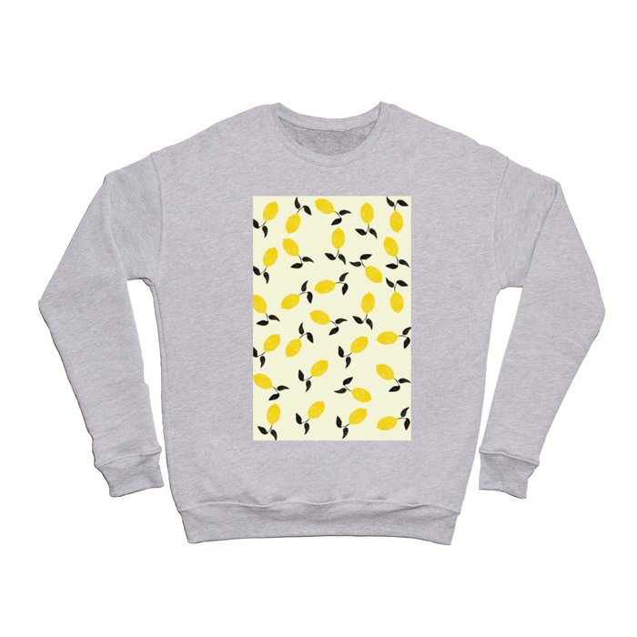 Lemon Pattern Crewneck Sweatshirt