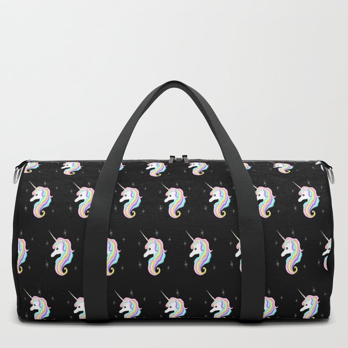 Fabulous unicorn Duffle Bag by Laura Nagel