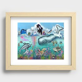 Under the Sea Recessed Framed Print