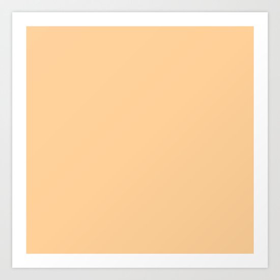 Simply Orange Sherbet Art Print