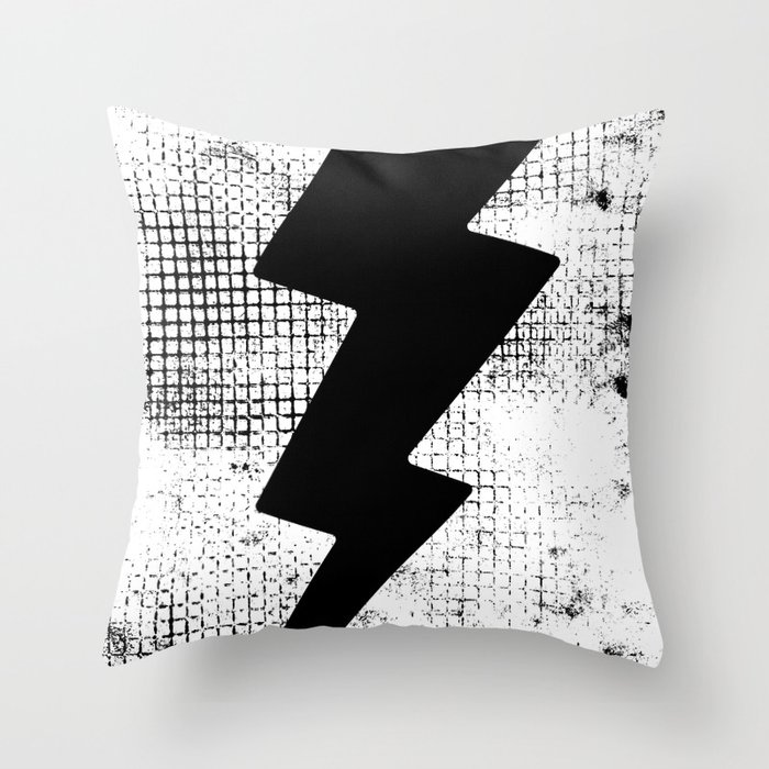 HIGH VOLTAGE Throw Pillow