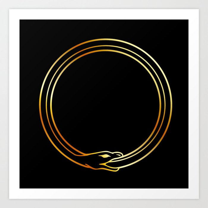 Gold ouroboros hot sale