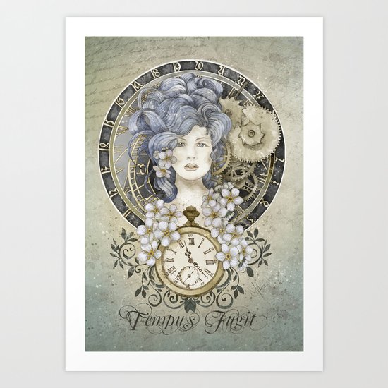Tempus Fugit Art Print