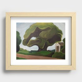 The Old Tire Swing Recessed Framed Print