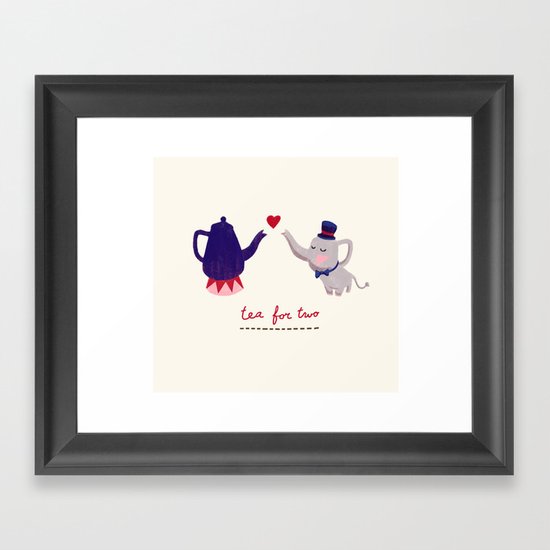 Tea for two Framed Art Print
