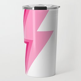 Layered hot pink lightning bolt Travel Mug