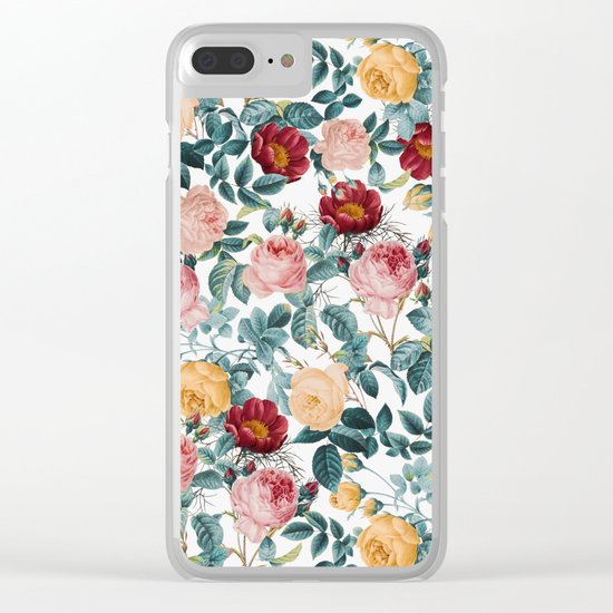 Vintage garden VI Clear iPhone Case