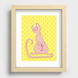 Cats with Tats Recessed Framed Print