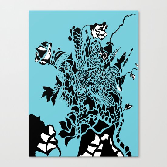 Floral Burst Canvas Print
