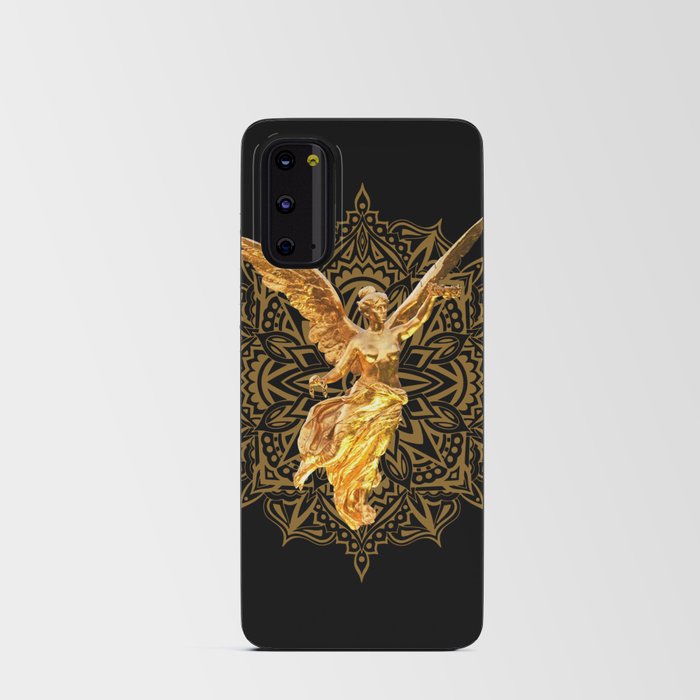 Golden Guardian Angel Android Card Case