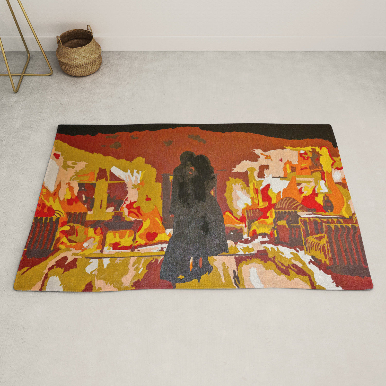 Slow Dancing In A Burning Room John Mayer Rug By Maxfreund Society6