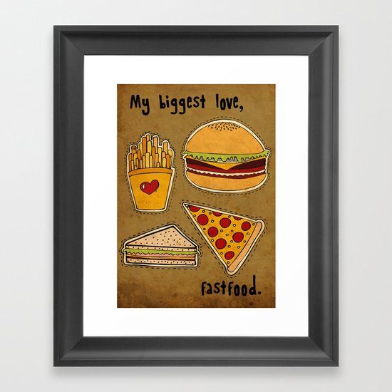 My Biggest Love Framed Art Print